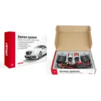 Amio - Kit Xenon Bi-Xenon H4-3 6000K 35W 12V με SLIM ballast για ισχυρό λευκό φωτισμό δρόμου και καθαρή δέσμη σε μεσαία και μεγάλη σκάλα - 1 Σετ (01943/AM) - Image 2