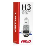 Amio – H3 PK22s 12V 55W LumiTec Λαμπτήρας Αλογόνου για Προβολείς / Φώτα Ομίχλης Αυτοκινήτου – 1 Τεμ. (01478/AM) - Image 3