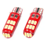 Amio – LED CANBUS T10 W5W 12V W2.1x9.5d 5600K 15xSMD 4014 Σιλικόνης Καρφωτό Λευκό για Φώτα Θέσης & Εσωτερικού Αυτοκινήτου – 2 Τεμ. (01443/AM) - Image 2