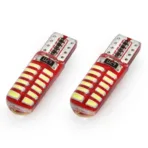 Amio – LED CANBUS T10 W5W 12V W2.1x9.5d 5600K 24xSMD 3014 Σιλικόνης Καρφωτό Λευκό για Φώτα Θέσης & Εσωτερικού Αυτοκινήτου – 2 Τεμ. (01444/AM) - Image 4