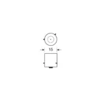 RY10W 12V 10W BAU15s ΛΑΜΠΑΚΙ STANDARD LINE (ΜΟΝΟΠΟΛΙΚΟ ΠΑΡΑΚΕΝΤΡΟ) ΦΟΥΝΤΟΥΚΙ/ΠΟΡΤΟΚΑΛΙ BLISTER 2 ΤΕΜ - Image 3