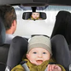 ΚΑΘΡΕΠΤΗΣ ΓΙΑ ΠΡΟΣΚΕΦΑΛΟ ΚΑΘΙΣΜΑΤΟΣ BACK-SEAT BABY MIRROR ΚΥΡΤΟΣ 290x190mm - Image 7
