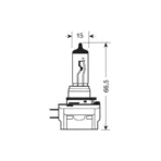 H11B  Blu-Xe Λάμπα Αλογόνου 12V - 55W - PGJY19-2 - 2 τεμ. - κουτί - Image 4