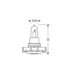 PSX24W 12V 24W 310lm PG20-7 4.100K BLU-XE 2τεμ. σε κουτί - Image 3