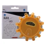 ΦΩΣ ΑΣΦΑΛΕΙΑΣ ΕΚΤΑΚΤΗΣ ΑΝΑΓΚΗΣ 100x100x35mm ΜΕ 15LED (3 ΛΕΥΚΟ +12 ΠΟΡΤΟΚΑΛΙ)  5 ΧΡΗΣΕΩΝ 1ΤΕΜ. M-TECH - Image 4