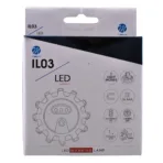 ΦΩΣ ΑΣΦΑΛΕΙΑΣ ΕΚΤΑΚΤΗΣ ΑΝΑΓΚΗΣ 100x100x35mm ΜΕ 15LED (3 ΛΕΥΚΟ +12 ΠΟΡΤΟΚΑΛΙ)  5 ΧΡΗΣΕΩΝ 1ΤΕΜ. M-TECH - Image 5