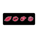 ΚΑΛΥΜΜΑ ΤΙΜΟΝΙΟΥ SKIN-COVER LIPS-LABBRA (ΧΕΙΛΗ) 35/37cm (S) ΜΑΥΡΟ ΕΛΑΣΤΙΚΟ ΠΟΛΥΕΣΤΕΡΙΚΟ 2mm ΠΑΧΟΣ - Image 3