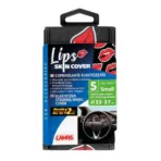 ΚΑΛΥΜΜΑ ΤΙΜΟΝΙΟΥ SKIN-COVER LIPS-LABBRA (ΧΕΙΛΗ) 35/37cm (S) ΜΑΥΡΟ ΕΛΑΣΤΙΚΟ ΠΟΛΥΕΣΤΕΡΙΚΟ 2mm ΠΑΧΟΣ - Image 4