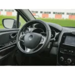 ΚΑΛΥΜΜΑ ΤΙΜΟΝΙΟΥ RACING PREMIUM BLACK (Μ) 37/39cm ΣΥΝΘΕΤΙΚΟ ΔΕΡΜΑ SKEENTEX ΜΑΥΡΟ/CARBON LOOK LAMPA  - 1 ΤΕΜ. - Image 3