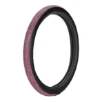 ΚΑΛΥΜΜΑ ΤΙΜΟΝΙΟΥ DIAMONDS PINK (S) 35/37cm ΣΥΝΘΕΤΙΚΟ ΔΕΡΜΑ SKEENTEX ΜΑΥΡΟ/POZ LAMPA  - 1 ΤΕΜ.