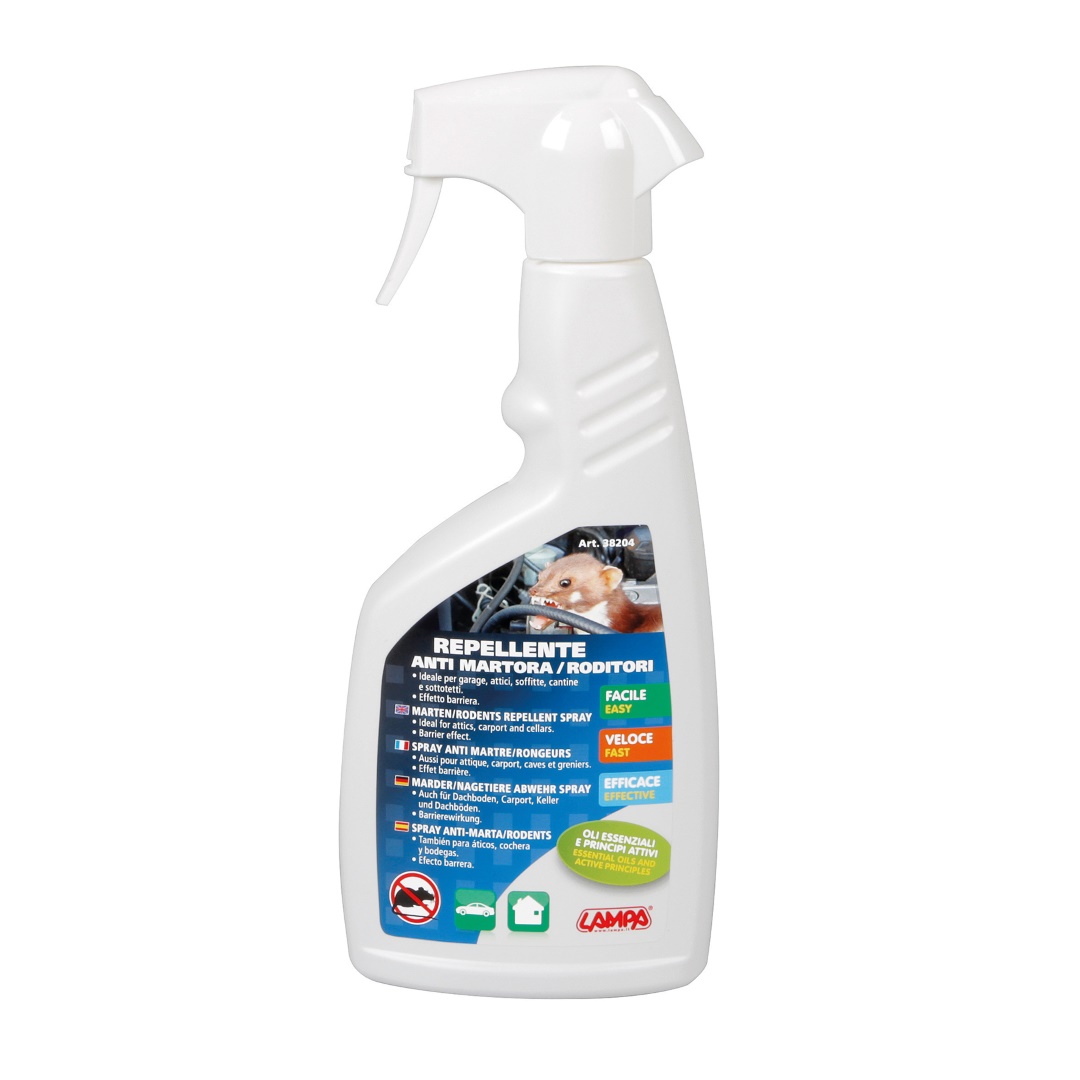 ΑΠΩΘΗΤΙΚΟ ΤΡΩΚΤΙΚΩΝ (ΚΟΥΝΑΒΙ-ΠΟΝΤΙΚΙ) 500ml MARTEN/RODENTS REPELLENT SPRAY ΑΠΩΘΗΤΙΚΟ ΤΡΩΚΤΙΚΩΝ (ΚΟΥΝΑΒΙ-ΠΟΝΤΙΚΙ) 500ml MARTEN/RODENTS REPELLENT SPRAY - Image 1