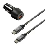 ΦΟΡΤΙΣΤΗΣ ΑΝΑΠΤΗΡΑ ΜΕ 2 USB ΚΑΙ ΚΑΛΩΔΙΟ ΦΟΡΤΙΣΗΣΚΑΙΣΥΓΧΡΟΝΙΣΜΟΥ 100cm TYPE-C KIT PRO 18W 12/24V - Image 2