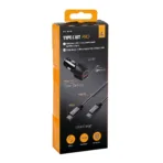 ΦΟΡΤΙΣΤΗΣ ΑΝΑΠΤΗΡΑ ΜΕ 2 USB ΚΑΙ ΚΑΛΩΔΙΟ ΦΟΡΤΙΣΗΣΚΑΙΣΥΓΧΡΟΝΙΣΜΟΥ 100cm TYPE-C KIT PRO 18W 12/24V - Image 6