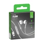 ΑΚΟΥΣΤΙΚΑ ΜΕ ΜΙΚΡΟΦΩΝΟ FLOW JACK ΛΕΥΚΟ ΧΡΩΜΑ ΜΕ ΚΑΛΩΔΙΟ TYPE-C 120cm LAMPA - 1 ΤΕΜ. - Image 2