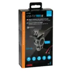 ΦΟΡΤΙΣΤΗΣ USB ΔΙΠΛΟΣ TREK 12/24V 5400mA ΜΕ ΒΑΣΗ ΣΤΗΡΙΞΗΣ ΤΙΜΟΝΙΟΥ 21-32mm ΚΑΙ ΚΑΛΩΔΙΟ 150cm ΑΔΙΑΒΡΟΧΟΣ - Image 8