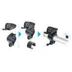 ΦΟΡΤΙΣΤΗΣ USB ΔΙΠΛΟΣ TREK 12/24V 5400mA ΜΕ ΒΑΣΗ ΣΤΗΡΙΞΗΣ ΤΙΜΟΝΙΟΥ 21-32mm ΚΑΙ ΚΑΛΩΔΙΟ 150cm ΑΔΙΑΒΡΟΧΟΣ - Image 7