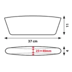 ΘΗΚΕΣ-ΤΣΕΠΕΣ ΚΑΘΙΣΜΑΤΩΝ GAP-FILLER PREMIUM ΔΕΡΜΑΤΙΝΗ 11x37cm - 2ΤΕΜ. - Image 5