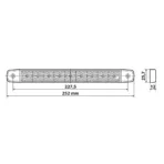 ΦΩΣ ΟΓΚΟΥ 9/32V ILLUMI ΜΕ 9 SMD LED 1 ΧΡΗΣΗΣ ΟΠΙΣΘΕΝ (ΚΟΚΚΙΝΟ/ΑΔΙΑΒΡΟΧΟ) - 1 ΤΕΜ. - Image 2