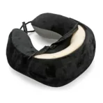 ΜΑΞΙΛΑΡΙ ΤΑΞΙΔΙΟΥ ΑΥΧΕΝΑ ΕΡΓΟΝΟΜΙΚΟ MEMORY FOAM ΜΑΥΡΟ/ΓΚΡΙ NECK-LUXE LAMPA - 1 ΤΕΜ. - Image 3