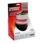 ΑΚΡΟ ΕΞΑΤΜΙΣΗΣ TS-25 Φ 37-58 mm - ΣΤΡΟΓΓΥΛΟ ΜΑΥΡΟ/ΙΝΟΧ - Image 4