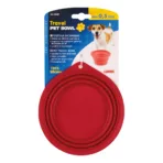 ΤΑΪΣΤΡΑ/ΜΠΟΛ ΤΑΞΙΔΙΟΥ PET TRAVEL BOWL 500 ml ΓΙΑ ΣΚΥΛΟΥΣ/ΓΑΤΕΣ/ΚΑΤΟΙΚΙΔΙΑ ΖΩΑ (ΣΙΛΙΚΟΝΗ/ΔΙΑΦΟΡΑ ΧΡΩΜΑΤΑ) - Image 6