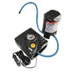 Κομπρεσέρ Ελαστικών 12V 450ml με υγρό επισκευής 450ml Μανόμετρο ΚΑΙ Μετρητή Πίεσης - Image 6