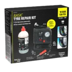 ΚΟΜΠΡΕΣΕΡ ΑΕΡΑ BASIC TYRE REPAIR KIT ΜΕ ΥΓΡΟ ΕΠΙΣΚΕΥΗΣ ΕΛΑΣΤΙΚΩΝ 500ml ΜΕ ΜΑΝΟΜΕΤΡΟ 12V 300cmΚΑΛΩΔΙΟ LAMPA - 1 Tεμ. - Image 4