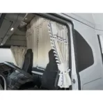 ΚΟΥΡΤΙΝΕΣ ΝΤΑΛΙΚΑΣ LUXURY PRO CABIN ΚΡΕΜ / ΜΠΛΕ ΣΕΤ LAMPA - 8 ΤΕΜ. - Image 5