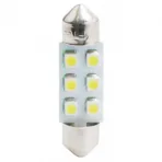ΛΑΜΠΑΚΙΑ ΠΛΑΦΟΝΙΕΡΑΣ C5W/C10W 12V 0,48W SV8,5 36mm LED 6xSMD3528 ΜΠΛΕ BLISTER 2ΤΕΜ. M-TECH