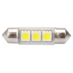 ΛΑΜΠΑΚΙΑ ΠΛΑΦΟΝΙΕΡΑΣ C5W/C10W 12V 0,72W SV8,5 36mm CAN-BUS LED 3xSMD5050 PREMIUM ΛΕΥΚΟ BLISTER 2ΤΕΜ