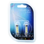 ΛΑΜΠΑΚΙΑ ΠΛΑΦΟΝΙΕΡΑΣ C5W/C10W 12V 0,72W SV8,5 36mm CAN-BUS LED 3xSMD5050 PREMIUM ΛΕΥΚΟ BLISTER 2ΤΕΜ - Image 3