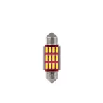 ΛΑΜΠΑΚΙ ΠΛΑΦΟΝΙΕΡΑΣ C5W/C10W 12V 1,95W SV8,5 36mm LED 12xLED ΛΕΥΚΟ M-TECH - 1 τεμ. - Image 2