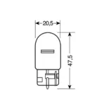 ΛΑΜΠΑΚΙΑ 12V/21W WY21W W3X16d - Image 4
