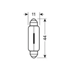 ΛΑΜΠΑΚΙΑ ΣΩΛΗΝΩΤΑ 12V-10W - Image 2