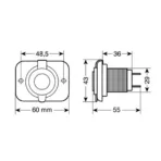 ΠΡΙΖΑ ΑΝΑΠΤΗΡΑ  ΜΟΝΗ ΜΕ ΚΑΠΑΚΙ 12/24V Max 20A. - Image 6