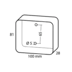 ΠΙΣΩ ΦΑΝΑΡΙ ΟΜΙΧΛΗΣ 12/24V (ΚΟΚΚΙΝΟ - 19 LED - 81 Χ 100mm) - 1 ΤΕΜ. - Image 2