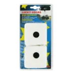 ΔΙΑΚΟΣΜΗΤΙΚΑ ΖΑΡΙΑ ΑΣΠΡΑ LUCKY VEGAS 7x7cm - Image 3