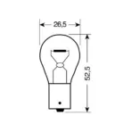 ΛΑΜΠΑΚΙ 12V/21W ΦΛΑΣ ΜΟΝΟΠΟΛΙΚΗ ΔΙΑΦΑΝΗΣ - Image 2