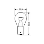 ΛΑΜΠΑΚΙ 12V/PY21W BAU15s - Image 2