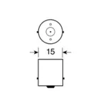ΛΑΜΠΑ 12V/R10W ΦΟΥΝΤΟΥΚΑΚΙ - Image 3