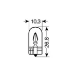 ΛΑΜΠΕΣ W5W 5W 12V 10 ΤΕΜ. - Image 2