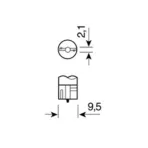 ΛΑΜΠΕΣ ΑΚΑΛΥΚΕΣ 12V WY5W 5W - Image 3