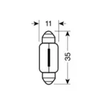 ΣΕΤ ΛΑΜΠΑΚΙΑ ΛΑΜΠΕΣ ΣΕΤ 10ΤΕΜ C10W SV8,5 - Image 2