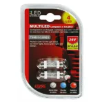 ΛΑΜΠΑΚΙ ΠΛΑΦΟΝΙΕΡΑΣ 24V 4 LED (SV8,5-8) - Image 2