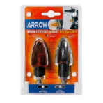 ΦΛΑΣ ΜΗΧΑΝΗΣ ARROW 12V/ 21W (68 x 27 mm) CARBON ΜΕ ΠΟΡΤΟΚΑΛΙ ΤΖΑΜΑΚΙ -2 ΤΕΜ. - Image 2