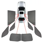 CarShades - ΚΟΥΡΤΙΝΑΚΙΑ  CAR SHADES ΓΙΑ BMW ΣΕΙΡΑ 2 F46 GRAND TOURER 5D 2014+ - 8ΤΕΜ. (PVC.BMW-2SGT-5-A)