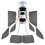 CarShades - ΚΟΥΡΤΙΝΑΚΙΑ  CAR SHADES ΓΙΑ BMW X6 (F16) 5D 2015-2019- 8 ΤΕΜ. (PVC.BMW-X6-5-B)