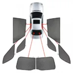 CarShades - ΚΟΥΡΤΙΝΑΚΙΑ  CAR SHADES ΓΙΑ BMW X7 (G07) 5D 2018+ - 8ΤΕΜ. (PVC.BMW-X7-5-A)