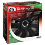 ΤΑΣΙΑ STRATOS RC 13 INCH ΜΑΥΡΑ ΜΕ ΝΙΚΕΛ ΔΑΚΤΥΛΙΔΙ ΣΤΟ ΚΕΝΤΡΟ ΣΕΤ - Image 3