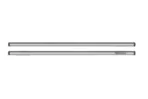 ΜΠΑΡΕΣ ΟΡΟΦΗΣ ΑΛΟΥΜΙΝΙΟΥ DELTA M SILVER 123 cm ROOF RACK ΣΕΤ ΣΕ ΑΣΗΜΙ ΧΡΩΜΑ ΜΕ ΠΡΟΣΤΑΤΕΥΤΙΚΑ ΚΑΠΑΚΙΑ ΑΚΡΩΝ ΓΙΑ ΑΠΛΗ ΟΡΟΦΗ MENABO - 2 ΤΕΜ. - Image 2